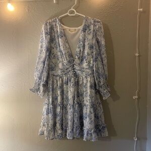 Altard State Blue Floral Dress